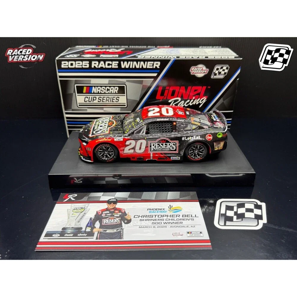 2025 Christopher Bell 1:24 #20 Reser’s Phoenix Win Diecast